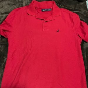 Nautica red polo